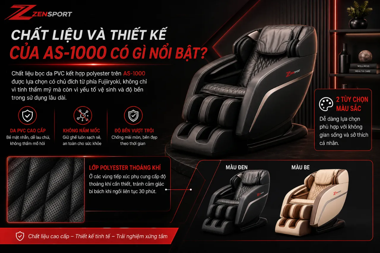 Chất Liệu Và Thiết Kế Của AS-1000 Có Gì Nổi Bật?
