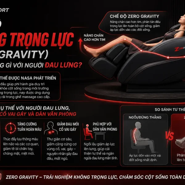 Ghế Massage OKIA eOptimum Advanced: 3 Chế Độ Bài Tập, Giảm Đau Nhức