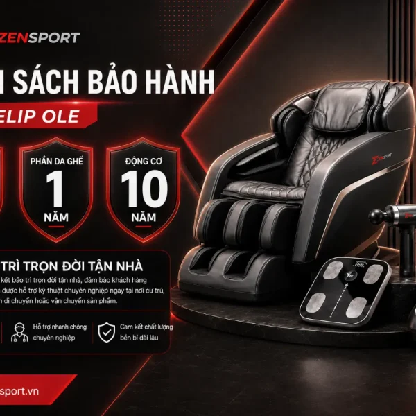 Ghế Massage ELIP Ole: 20 Bài Tự Động, Trục SSL