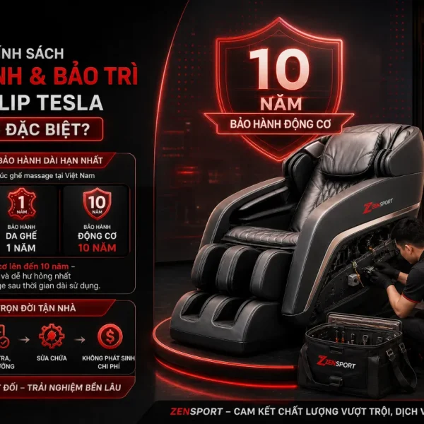 Ghế Massage ELIP Tesla: Con Lăn 3D, Trục SL, AI Giọng Nói