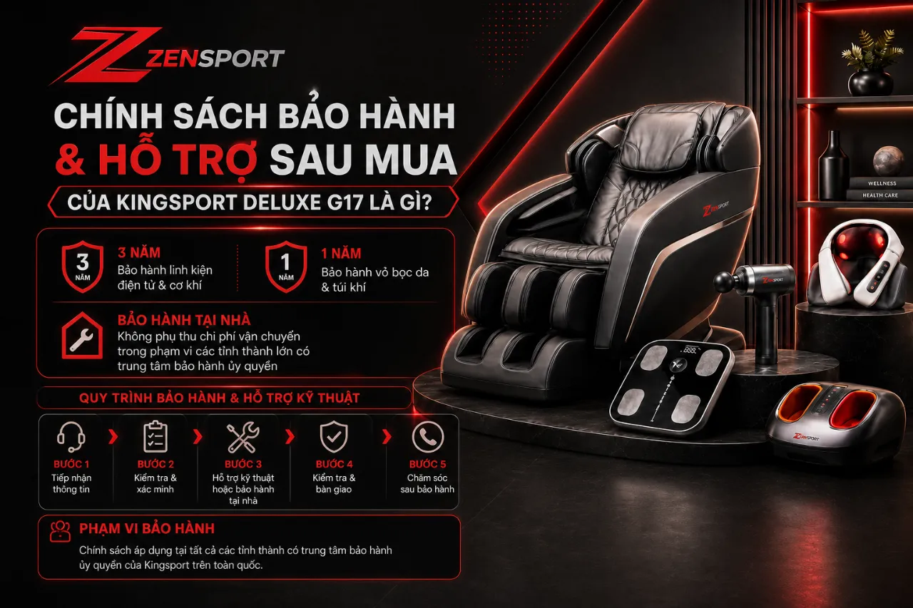 Chính Sách Bảo Hành Và Hỗ Trợ Sau Mua Của Kingsport Deluxe G17 Là Gì?