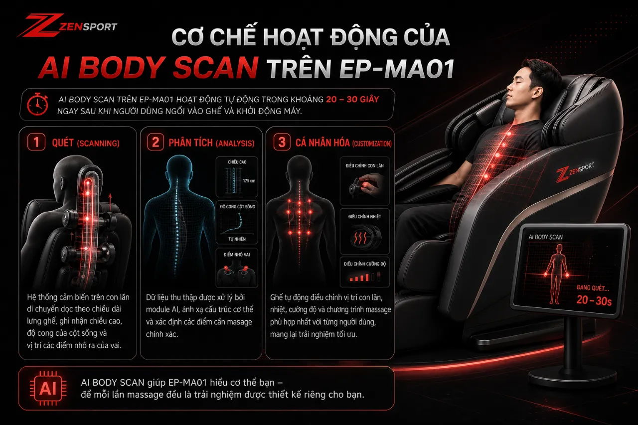 Cơ Chế Hoạt Động Của AI Body Scan Trên EP-MA01
