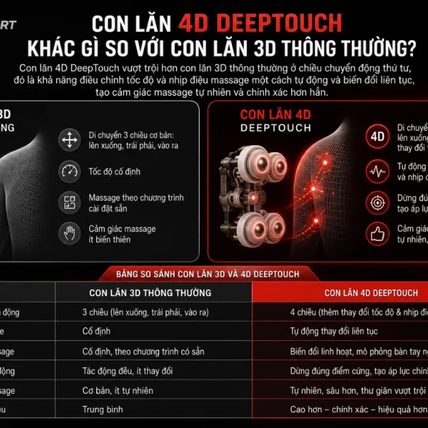 Ghế Massage Toshiko T86 Pro: Con Lăn 4D DeepTouch, AI Scan Pro+