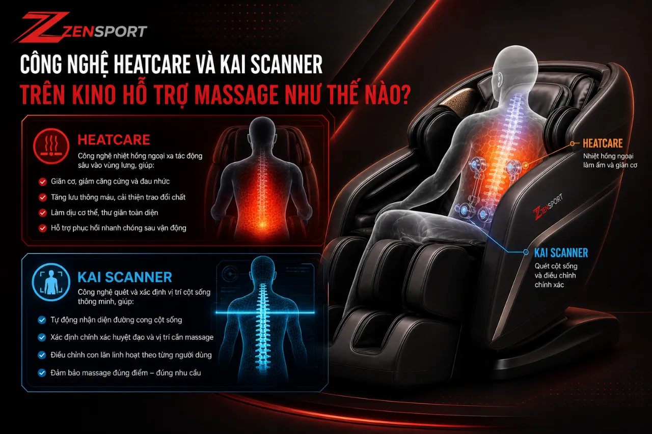 Công Nghệ Heatcare Và Kai Scanner Trên Kino Hỗ Trợ Massage Như Thế Nào?