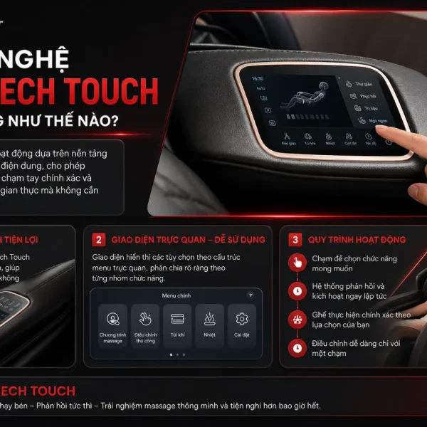 Ghế Massage Kingsport G77: Công Nghệ Kingtech Touch, Warmtech