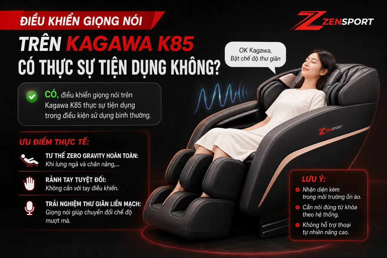 Điều Khiển Giọng Nói Trên Kagawa K85 Có Thực Sự Tiện Dụng Không?