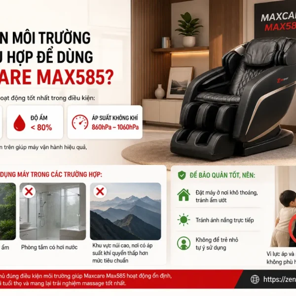 Máy massage mắt Maxcare Max585: 3 chương trình massage, giảm mỏi mắt