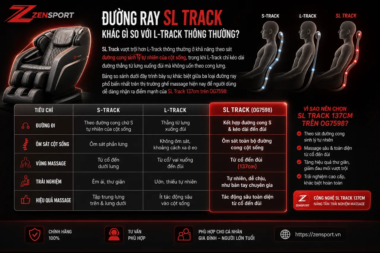 Đường Ray SL Track Khác Gì So Với L-Track Thông Thường?