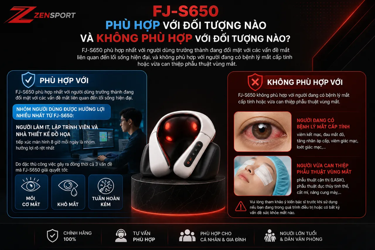 FJ-S650 Phù Hợp Với Đối Tượng Nào Và Không Phù Hợp Với Đối Tượng Nào?