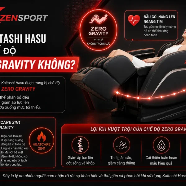Ghế massage Kaitashi Hasu Heatcare 2in1, Leg Relax 2in1