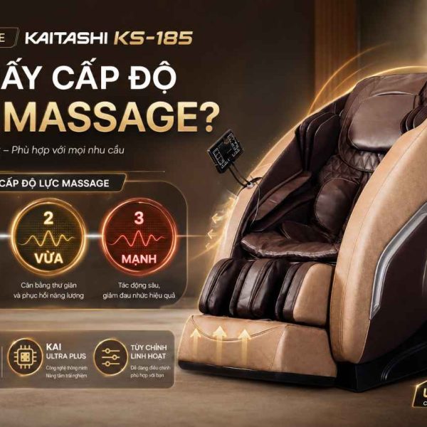 Ghế Massage Kaitashi KS-185 Có Mấy Cấp Độ Lực Massage