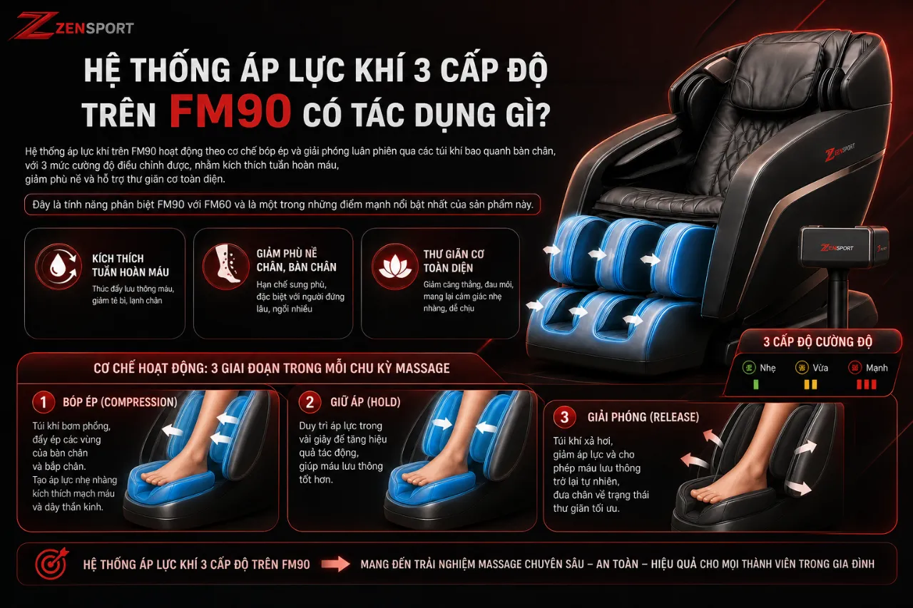 Hệ Thống Áp Lực Khí 3 Cấp Độ Trên FM90 Có Tác Dụng Gì?