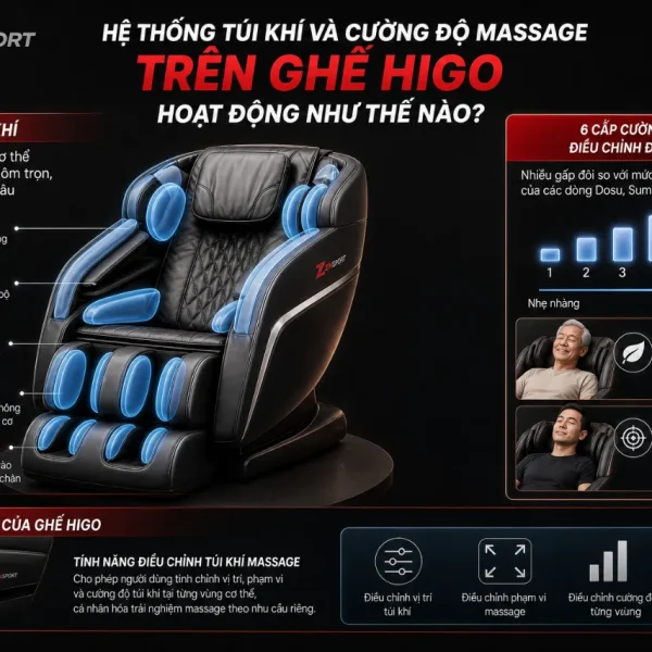Ghế massage Kaitashi Higo: 24 bài tự động, Kai Scanner