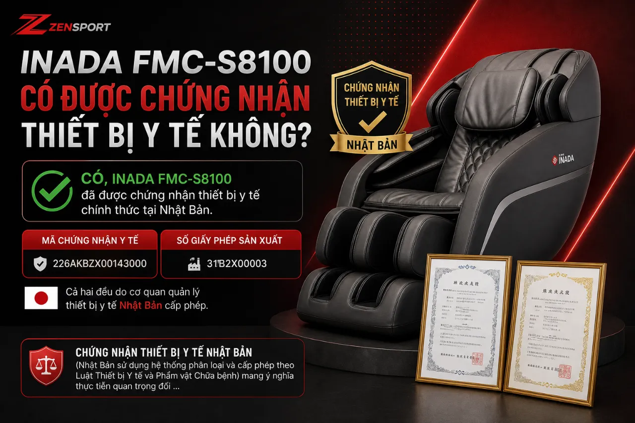 Inada FMC-S8100 Có Được Chứng Nhận Thiết Bị Y Tế Không?
