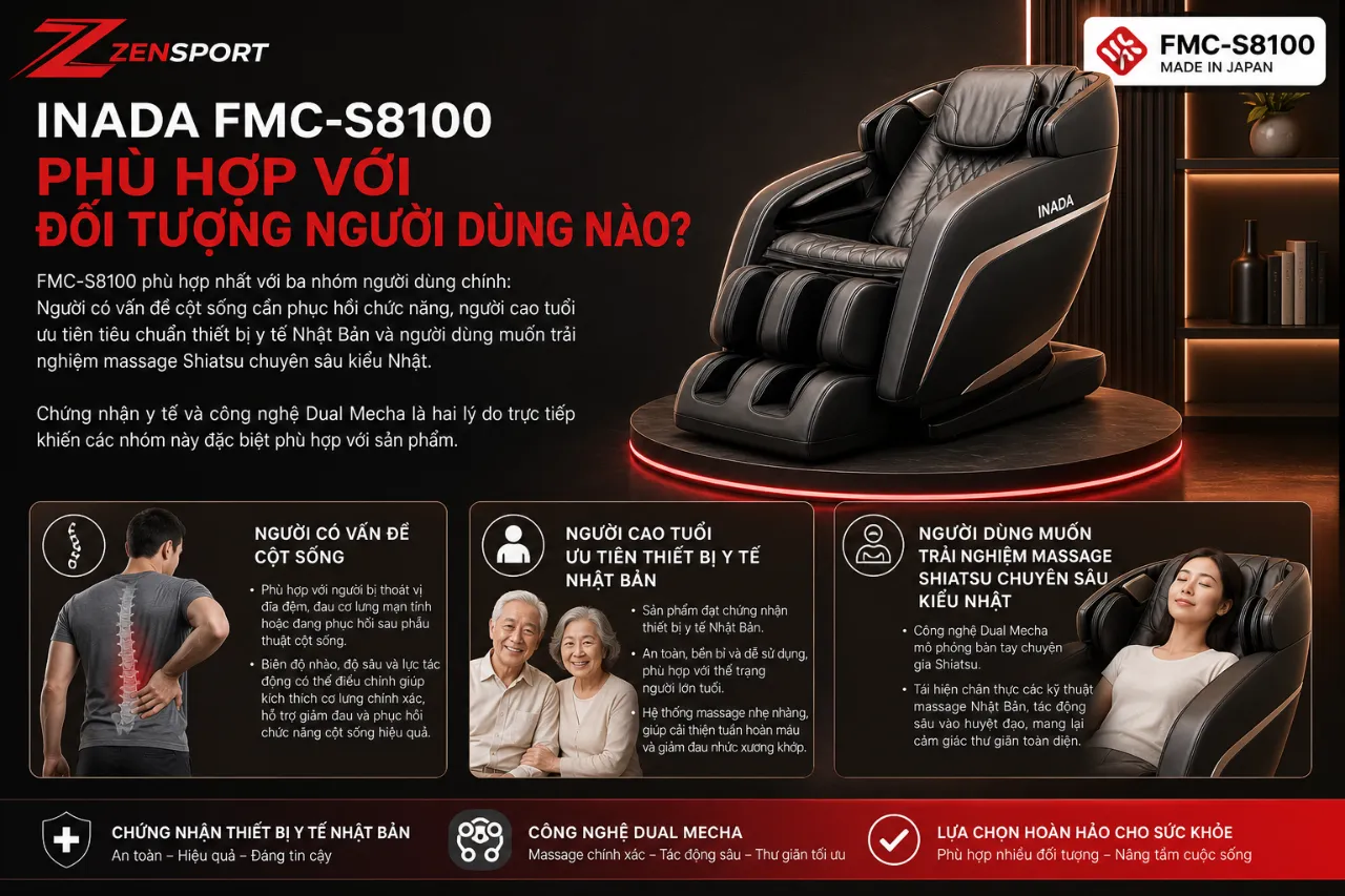 Inada FMC-S8100 Phù Hợp Với Đối Tượng Người Dùng Nào?