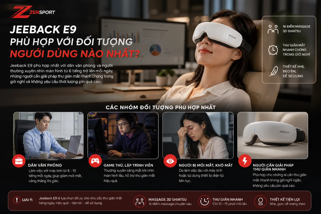 Jeeback E9 phù hợp với đối tượng người dùng nào nhất?