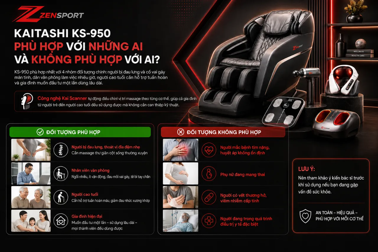 Kaitashi KS-950 Phù Hợp Với Những Ai Và Không Phù Hợp Với Ai?