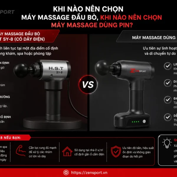 Máy massage đầu bò H.S.T SY-8: 2 tốc độ, rung 2920–3500 rpm