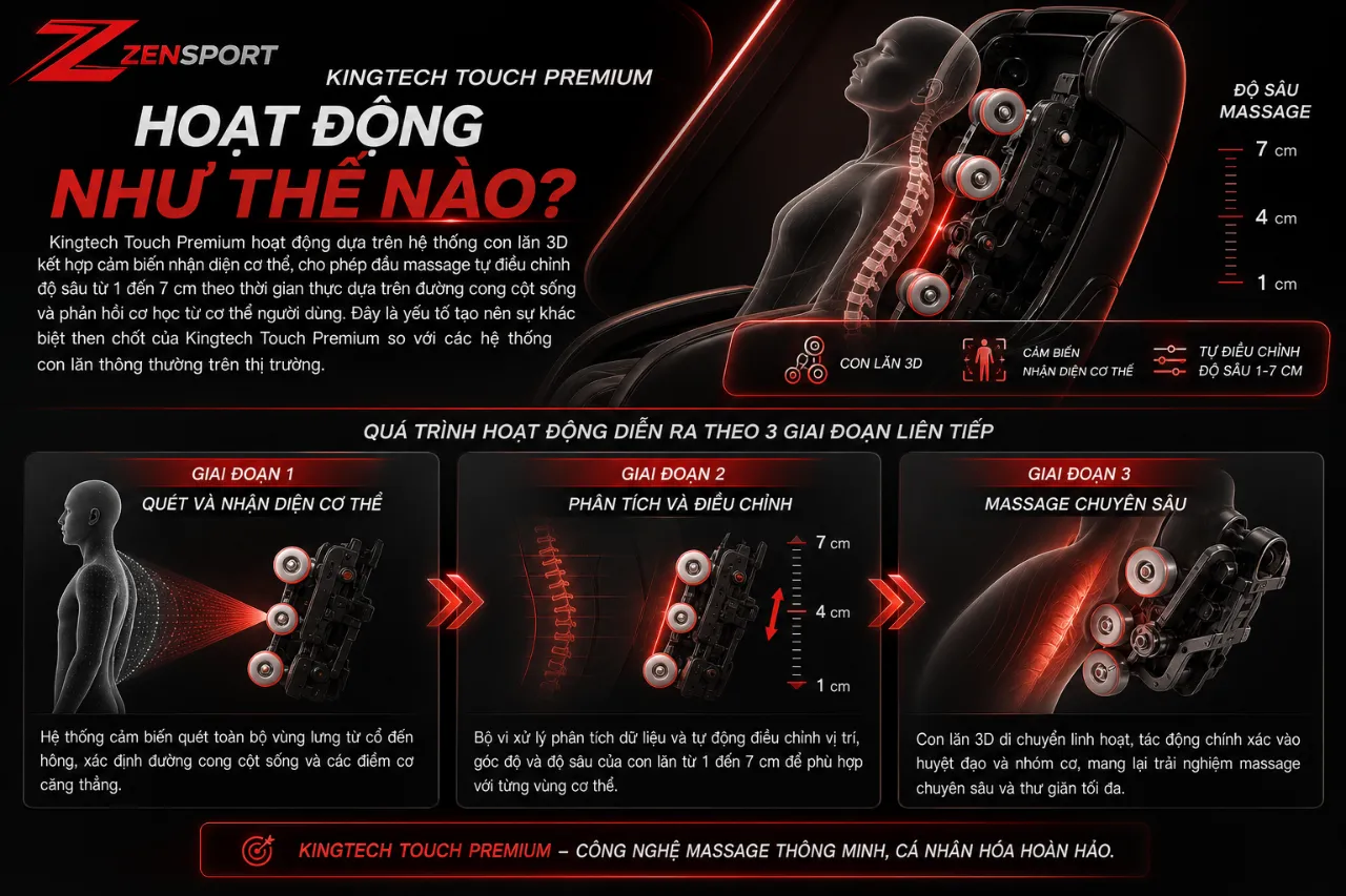 Kingtech Touch Premium Hoạt Động Như Thế Nào?