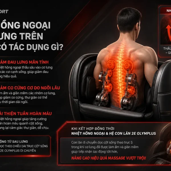 Ghế Massage ELIP I4 Với Túi Khí Kép, Nhiệt Hồng Ngoại
