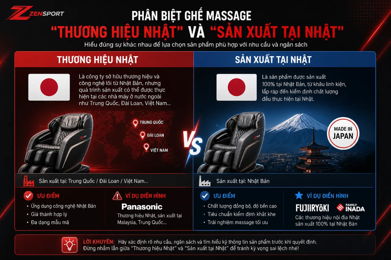Phân Biệt Ghế Massage