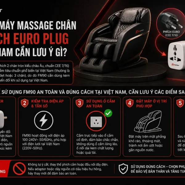 Máy massage chân Beurer FM90: Shiatsu, áp lực khí 3 cấp