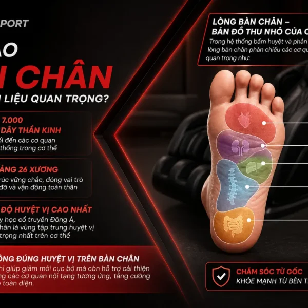 Máy massage chân OKACHI JP-950P: Châm cứu bấm huyệt, 25 chế độ