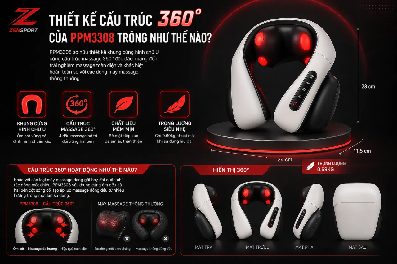 Thiết Kế Cấu Trúc 360 Độ Của PPM3308 Trông Như Thế Nào?