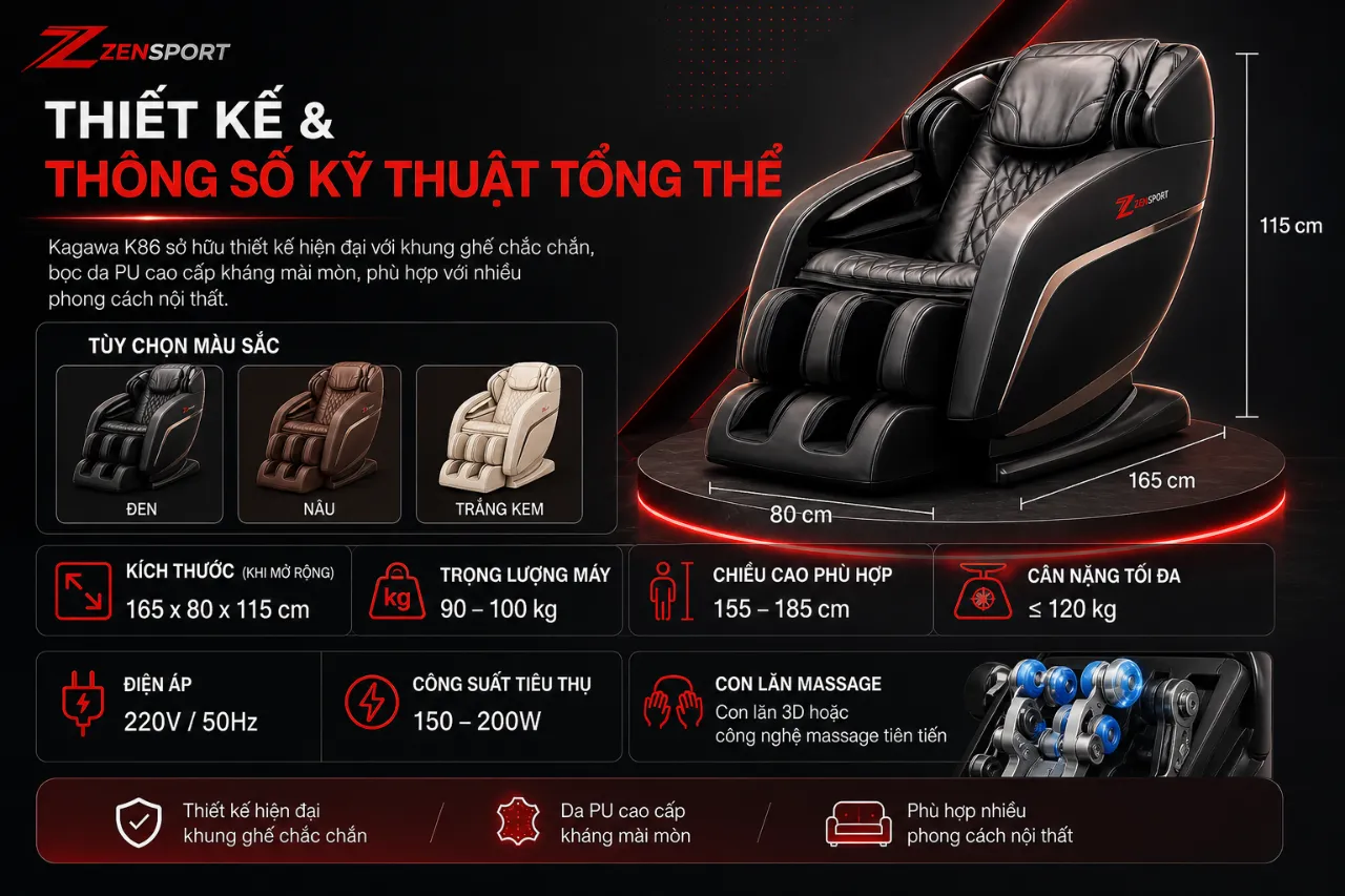 Thiết Kế Và Thông Số Kỹ Thuật Tổng Thể