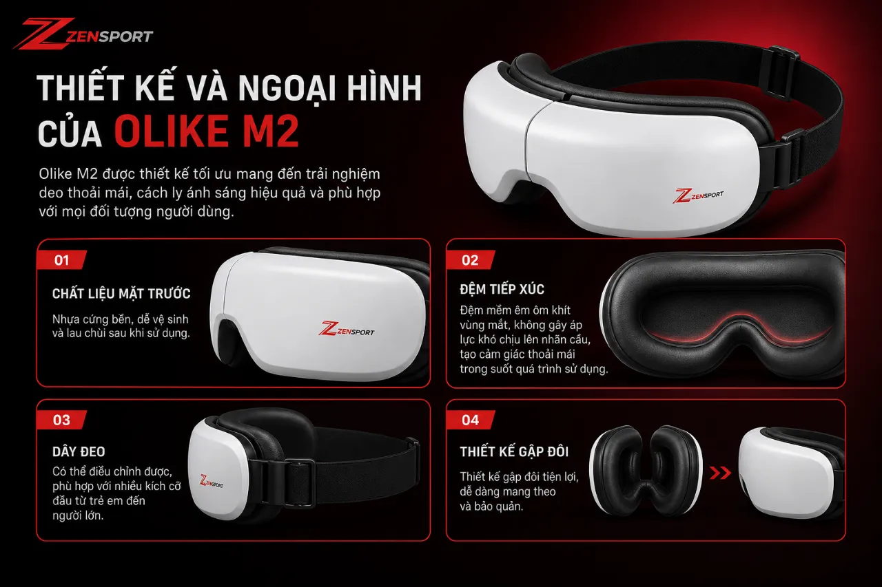 Thiết kế và ngoại hình của Olike M2