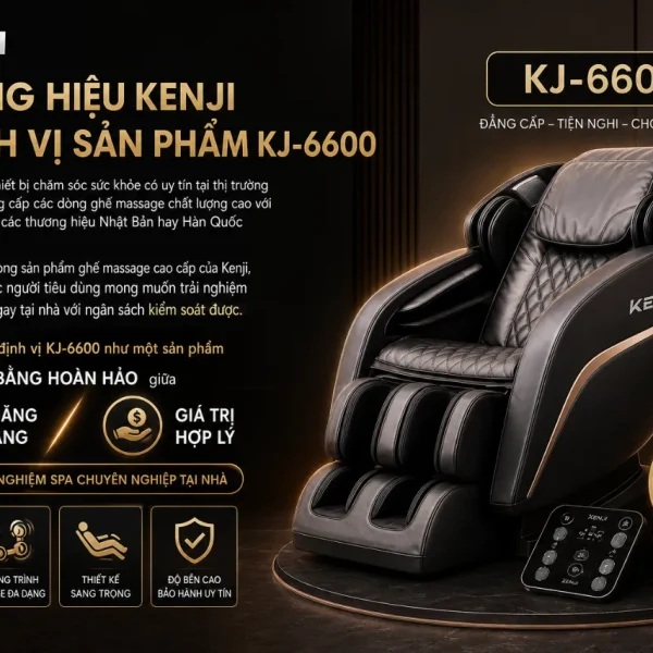 Ghế Massage Kenji KJ-6600: Túi Khí Toàn Thân, Zero Gravity