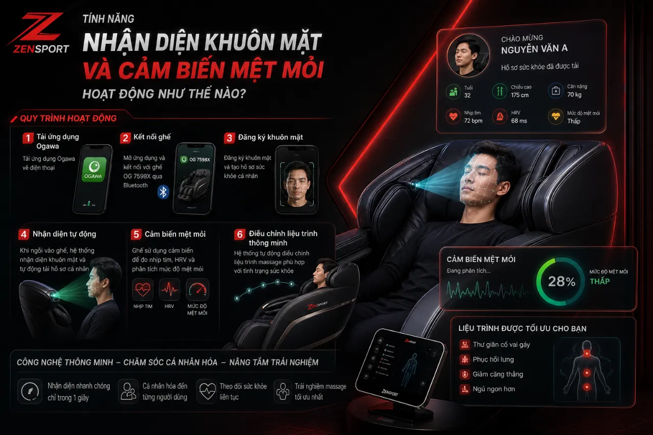 Tính Năng Nhận Diện Khuôn Mặt Và Cảm Biến Mệt Mỏi Hoạt Động Như Thế Nào?