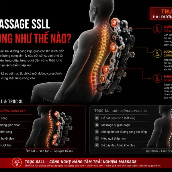 Ghế Massage ELIP O4: 6E Elysium, Massage Cổ Vai Gáy