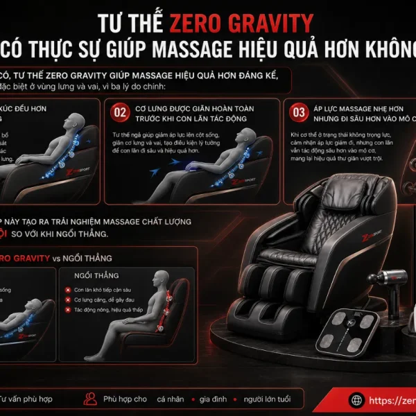 Ghế Massage OGAWA Smart Jazz OG 5570: Zero Gravity, 7 Bài Massage