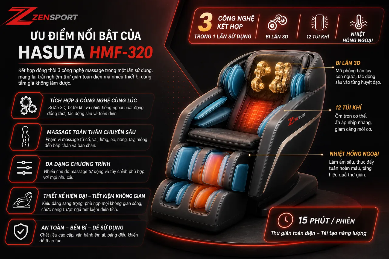 Ưu điểm nổi bật của Hasuta HMF-320