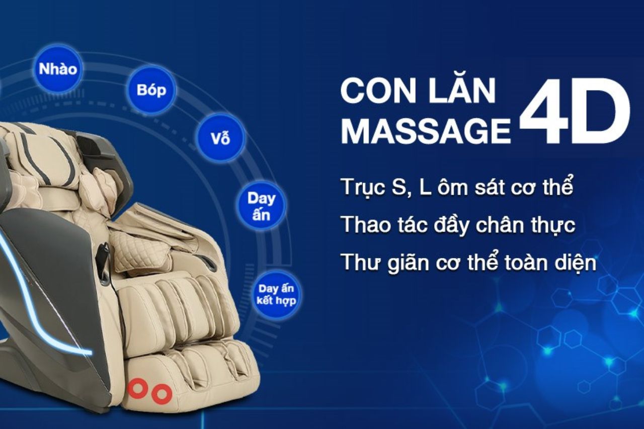 Công nghệ massage trên ghế Poongsan có gì đặc biệt?