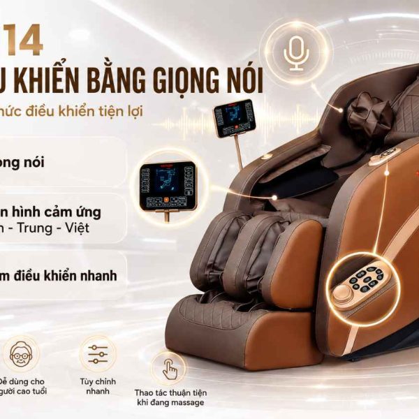 Ghế Massage Kaitashi KS-114 Có Điều Khiển Bằng Giọng Nói Không