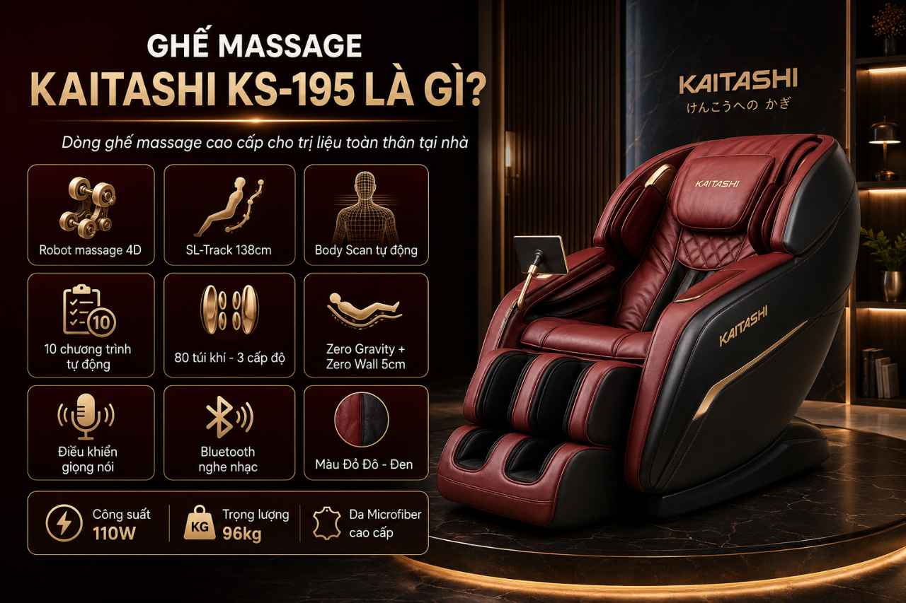 Ghế massage Kaitashi KS-195 là gì