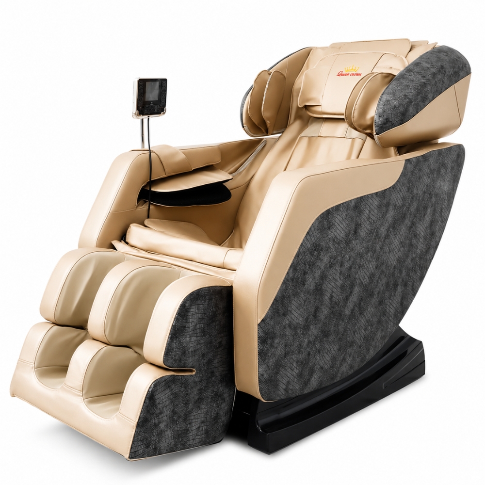 Ghế Massage Queen Crown QC F5: 4 Bài Tự Động, Massage 3D