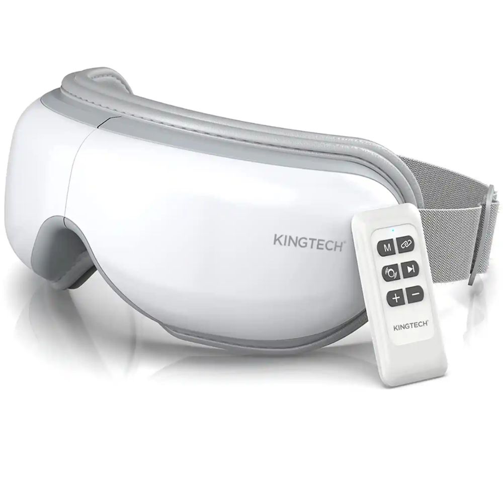 Máy massage mắt KingTech KY-925: túi khí kèm nhiệt, Bluetooth