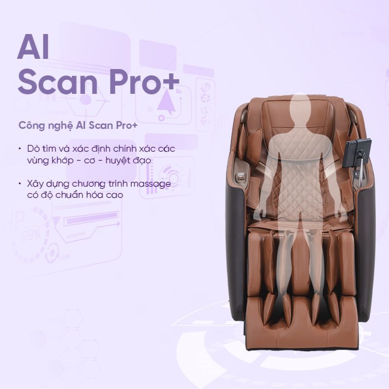 AI Scan, Massage 4D Và Zero Gravity Trên Toshiko T90