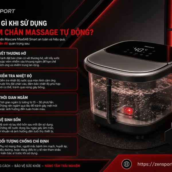 Cần Lưu Ý Gì Khi Sử Dụng Bồn Ngâm Chân Massage Tự Động