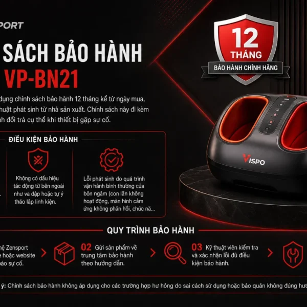 Chính sách bảo hành của Vispo VP-BN21