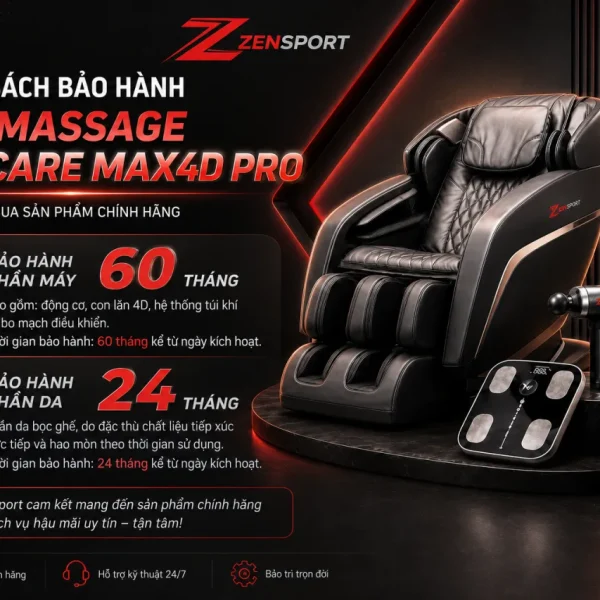 Chính Sách Bảo Hành Ghế Massage Maxcare Max4D Pro