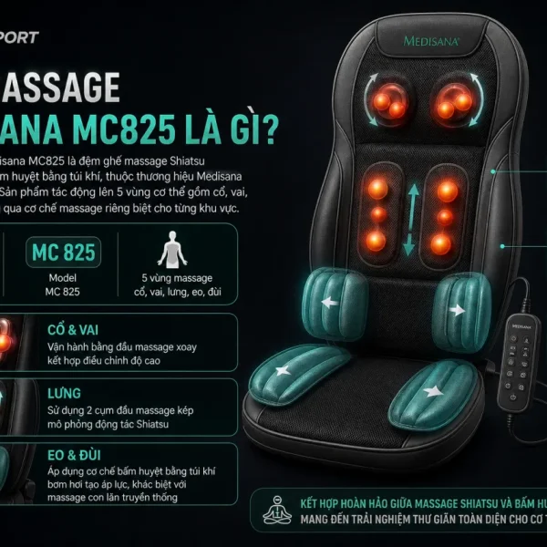 Đệm massage Medisana MC825