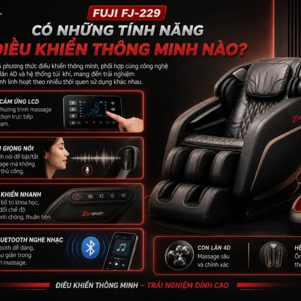 Fuji FJ-229 có những tính năng điều khiển thông minh nào