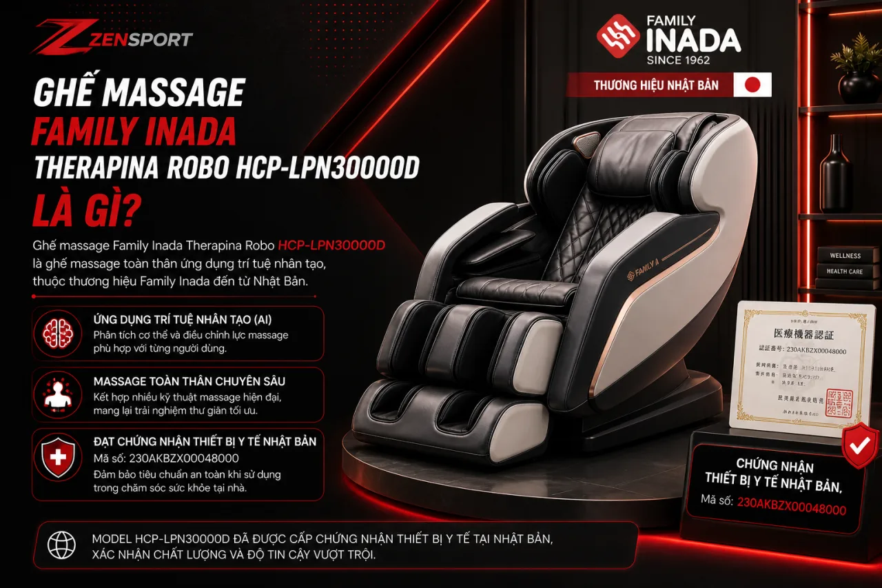 Ghế Massage Family Inada Therapina Robo HCP-LPN30000D