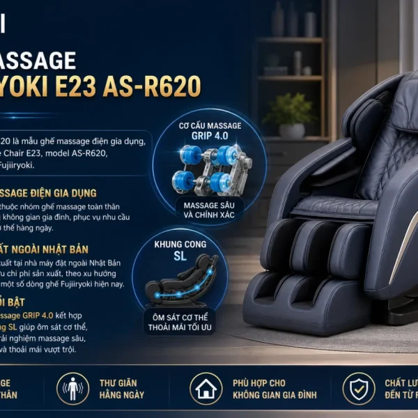 Ghế massage Fujiiryoki E23 AS-R620