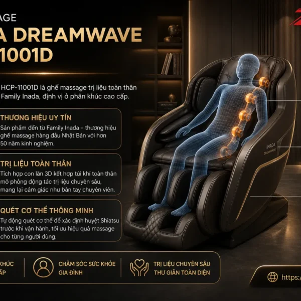 Ghế Massage Inada DreamWave HCP-11001D