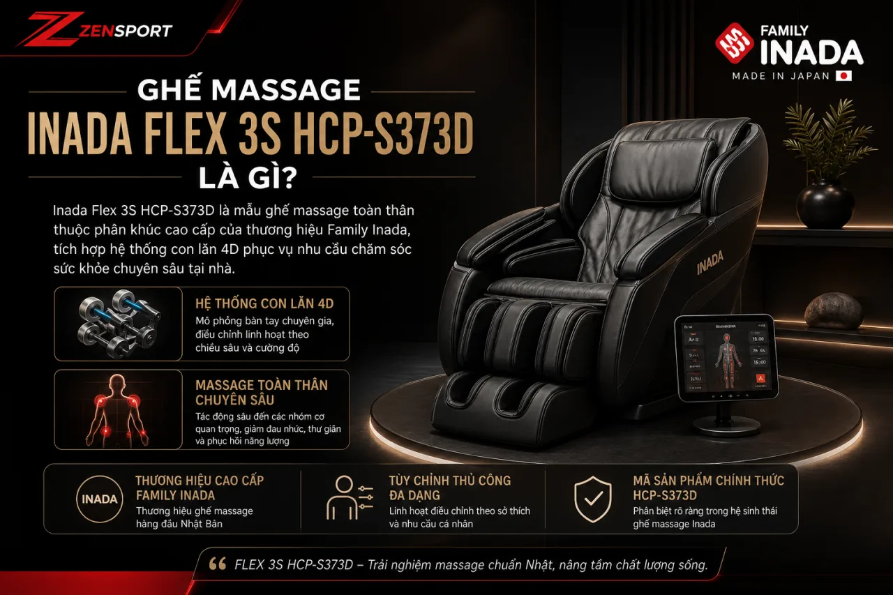 Ghế Massage Inada Flex 3S HCP-S373D